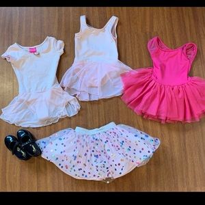 Toddler Dance Lot Leotards Tutu Dance Shoes